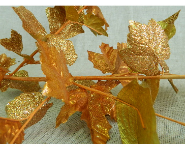 Ветка с золотыми листьями 10-029а